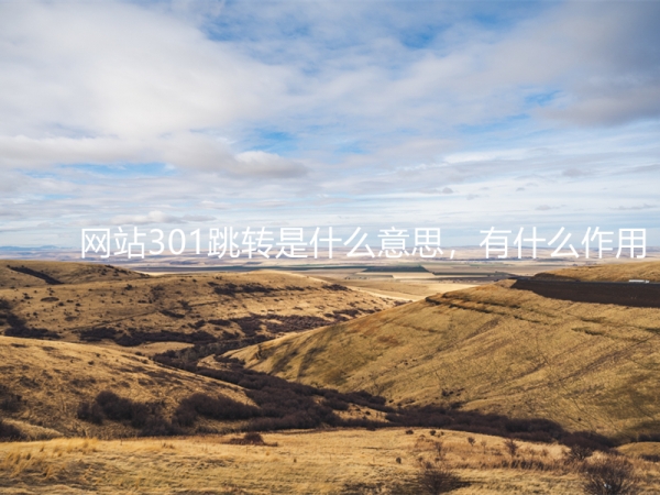 網(wǎng)站301跳轉(zhuǎn)是什么意思，有什么作用？